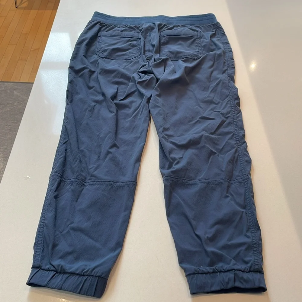 Athleta Trekkie Zipper Slant Pocked Cropped Jogger Pants, Size 10 - Picture 4 of 10